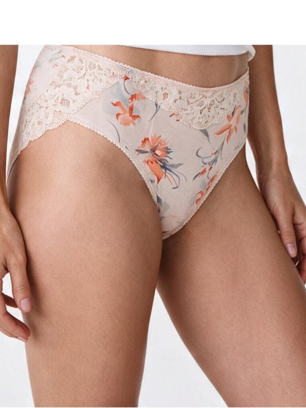 SOMA Intimates Peach Embraceable Lace Hipster - Size XL - NWT